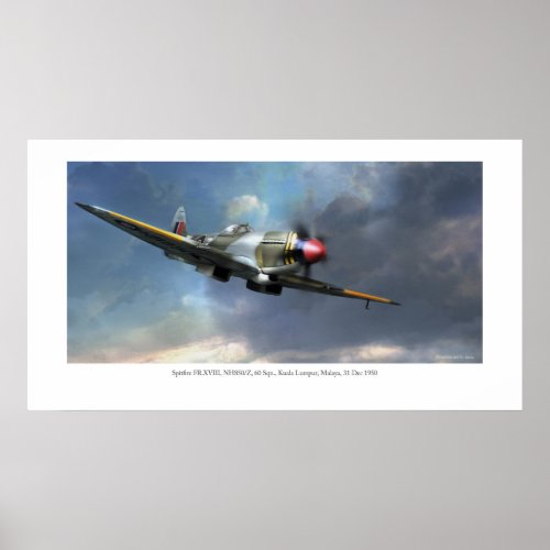 Spitfire FRXVIII Poster
