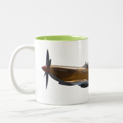 Spitfire from Battle of Britain Two_Tone Coffee Mug