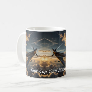 Spitfire Legacy: A Tribute to WWII Aviation Coffee Mug