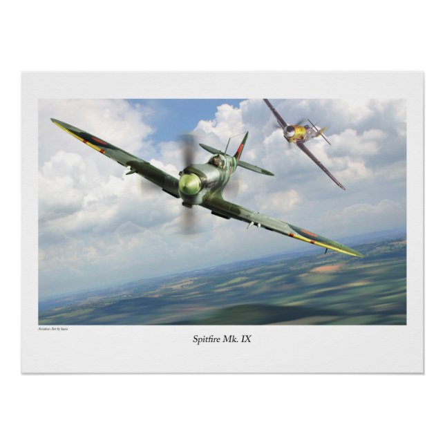 Spitfire Mk IX Poster (Front)