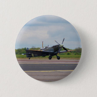 Spitfire On The Runway Button