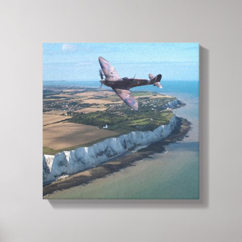 Spitfire over England Canvas Print