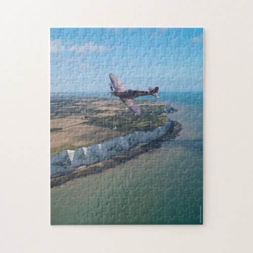 Spitfire over England Jigsaw Jigsaw Puzzle