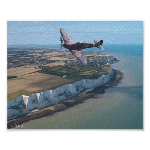 Spitfire Over England Photo Print