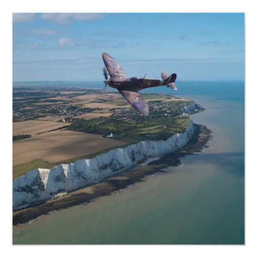 Spitfire over England Poster
