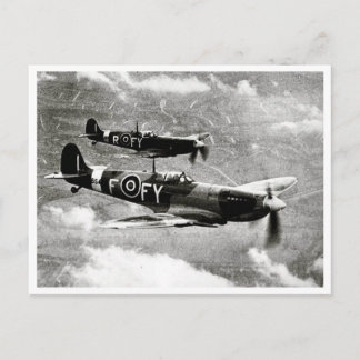 Spitfire Pair Postcard