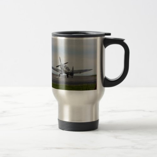 Spitfire Ready For Takeoff Travel Mug