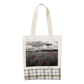 Spitfire Remembers Zazzle HEART Tote Bag