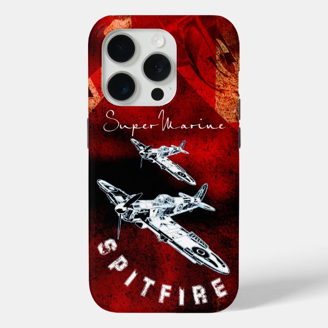 Spitfire Supermarine phone case (Back)