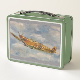 SPITFIRE TIN METAL LUNCH BOX