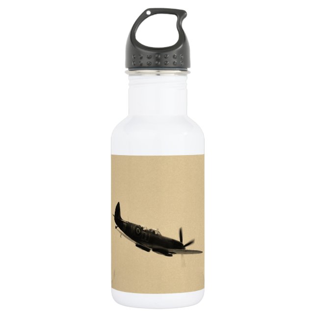 Spitfire Trainer In Flight Water Bottle (Front)