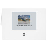 Spitfire Under Storm Clouds Cards (Back Horizontal)