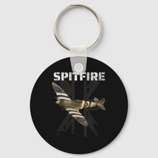 Spitfire Ww2 Battle Of Britain Fighter Plane Ace W Keychain