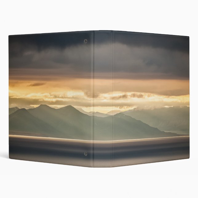 Spitsbergen Svalbard 3 Ring Binder (Background)