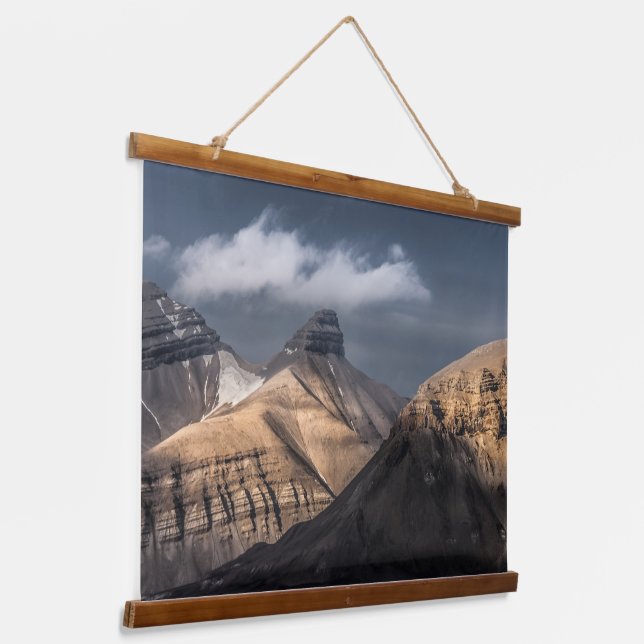 Spitsbergen Svalbard Hanging Tapestry (Angled)