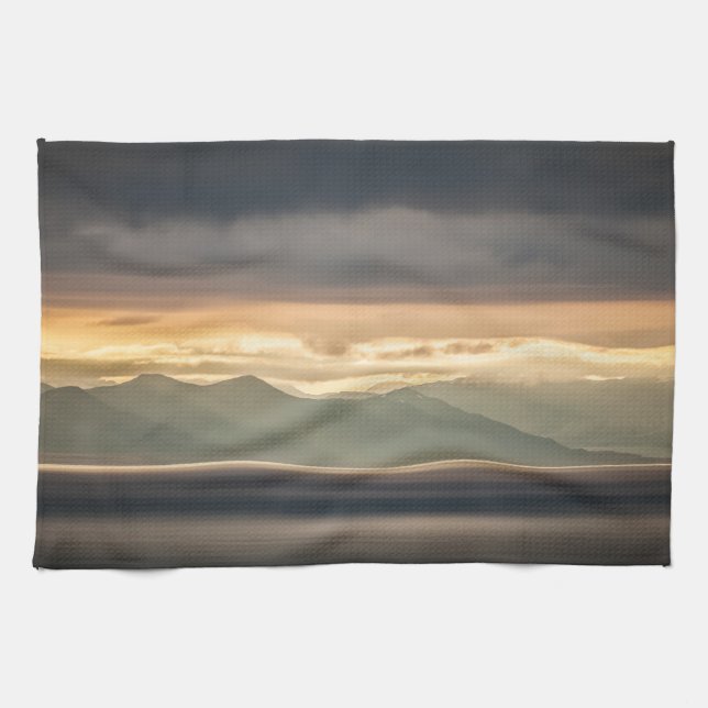Spitsbergen Svalbard Kitchen Towel (Horizontal)