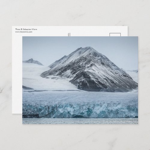 Spitsbergen Svalbard Landscape Photo Postcard