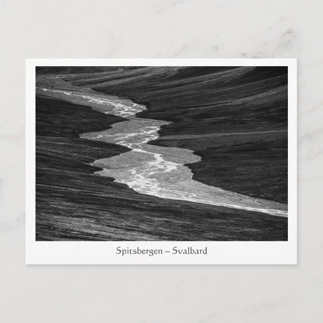 Spitsbergen Svalbard Landscape Photo Postcard (Front)