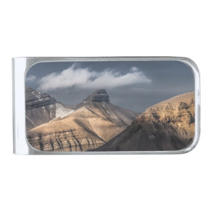 Spitsbergen Svalbard Silver Finish Money Clip
