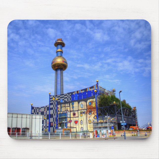 Spittelau, Vienna Austria Mouse Pad (Front)