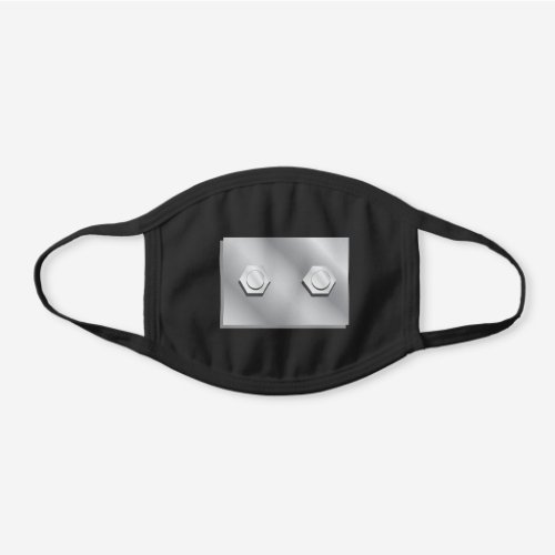 Spittle free_No Droplet Spray_Bolted Shut Black Cotton Face Mask