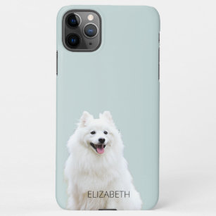 White Fluffy Dog iPhone Cases & Covers