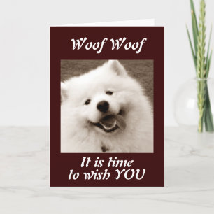 SPITZ WISHES YOU A "VERY HAPPY BIRTHDAY" CARD