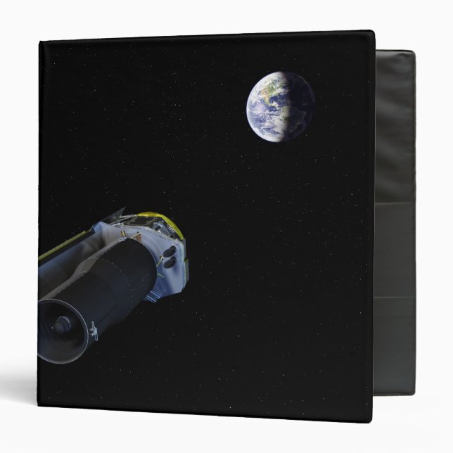 Spitzer points its high-gain antenna 3 ring binder (Front/Inside)