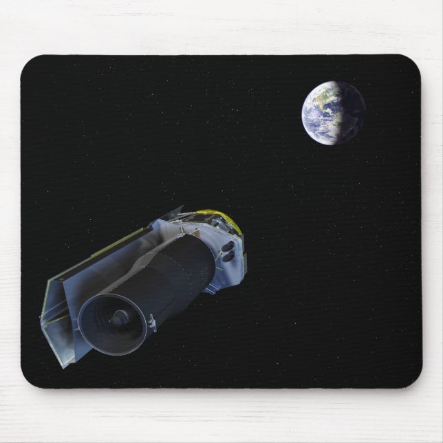 Spitzer points its high-gain antenna mouse pad (Front)