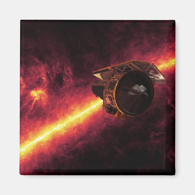 Spitzer seen against the infrared sky 2 magnet (Front)