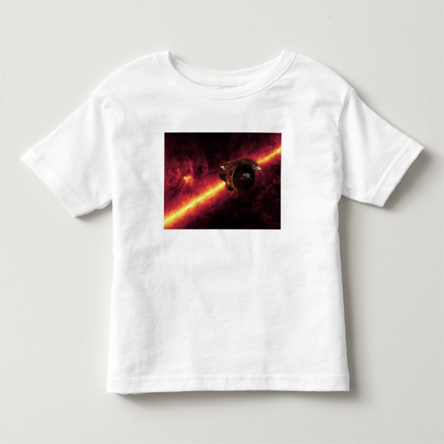 Spitzer seen against the infrared sky 2 toddler t-shirt (Front)