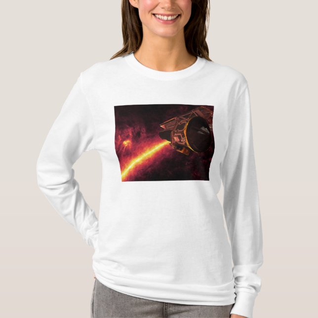 Spitzer seen against the infrared sky T-Shirt (Front)