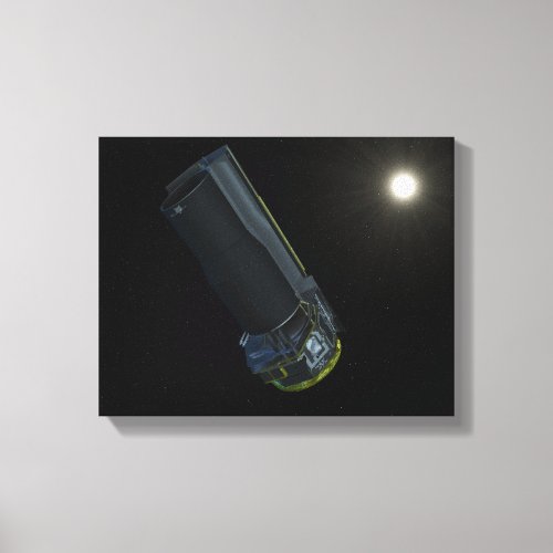 Spitzer seen in visible light canvas print