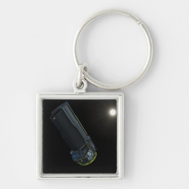 Spitzer seen in visible light keychain (Front)