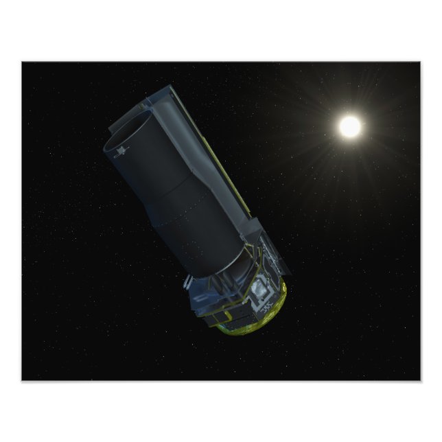 Spitzer seen in visible light photo print (Front)