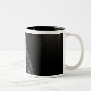 Spitzer seen in visible light Two-Tone coffee mug