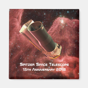Spitzer Space Telescope Anniversary Magnet