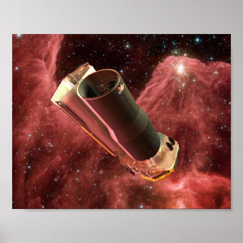 Spitzer Space Telescope Anniversary Poster