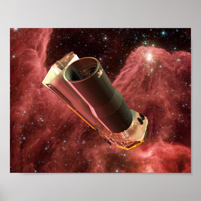 Spitzer Space Telescope Anniversary Poster (Front)