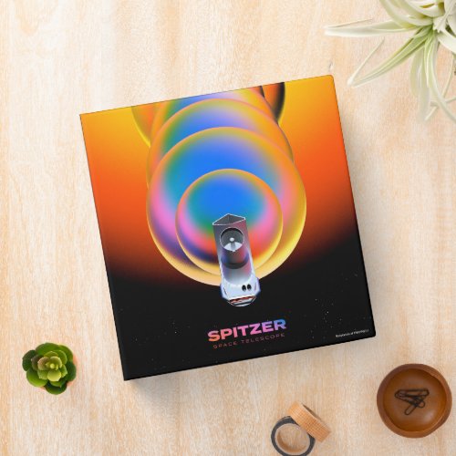 Spitzer Space Telescope Poster 3 Ring Binder