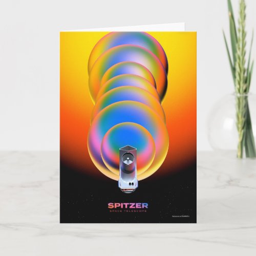 Spitzer Space Telescope Poster Card