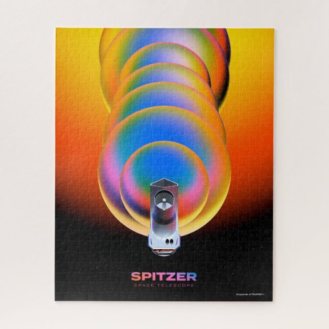 Spitzer Space Telescope Poster. Jigsaw Puzzle (Vertical)