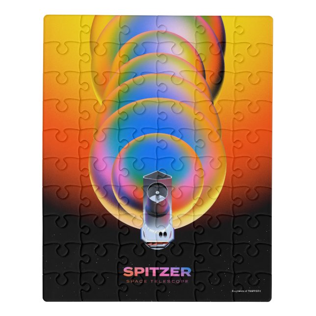 Spitzer Space Telescope Poster. Jigsaw Puzzle (Puzzle Vertical)