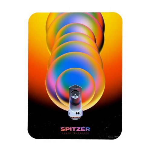 Spitzer Space Telescope Poster Magnet