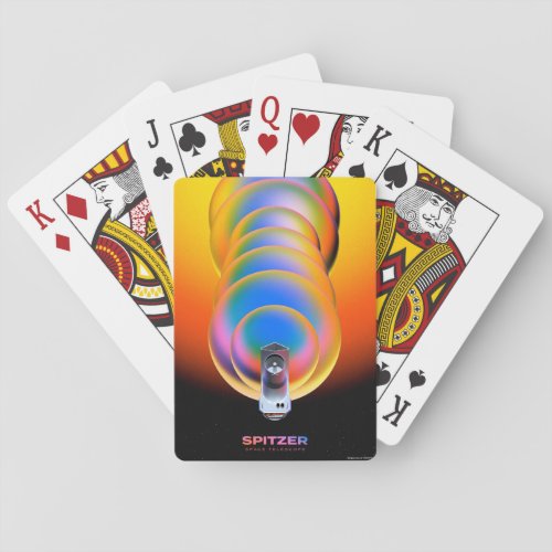 Spitzer Space Telescope Poster Playing Cards