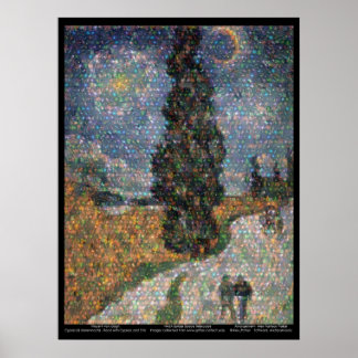 Spitzer Space Telescope / van Gogh Poster
