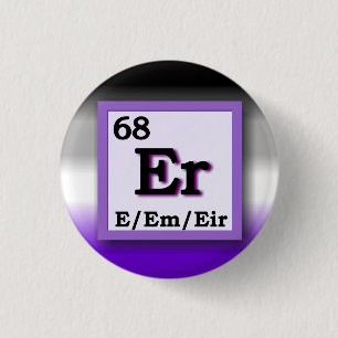 Spivak - Periodic Table personal gender pronouns Button