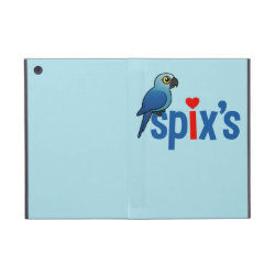 Spix's Macaw Love Powis iCase iPad Mini Case with Kickstand