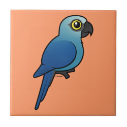Birdorable Spix's Macaw Small Ceremic Tile (4.25