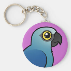 Birdorable Spix's Macaw Basic Button Keychain